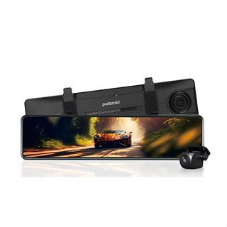 Polaroid寶麗萊 T1111 雙鏡1080P 全屏觸控電子後視鏡 行車記錄器 贈32G卡 禾笙科技