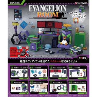 【NeoGamer】Re-ment 新世紀福音戰士EVA 房間場景 EVANGELION ROOM 現貨整盒8入