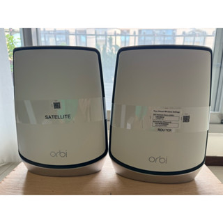 全新NETGEAR Orbi RBR850路由器主機+衛星一臺//訊號無死角-無線網路線觀看MOD