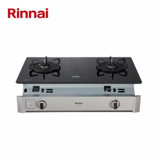 Rinnai 林內 RBTS-A2660G(B)嵌入式緻溫二口爐-NG1/LPG(限北北基地區購買)