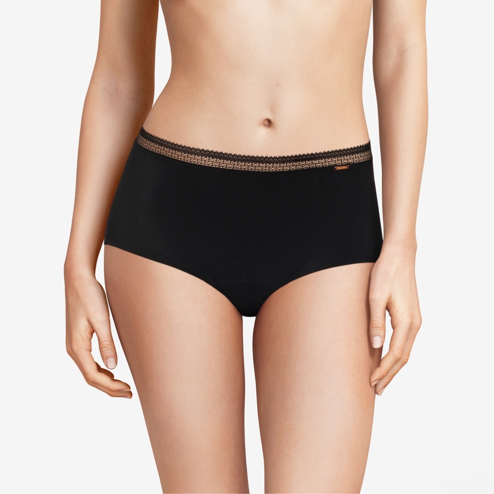 【Chantelle】Period Panty_花苞高腰內褲_XXS-S(16L70_011黑色)