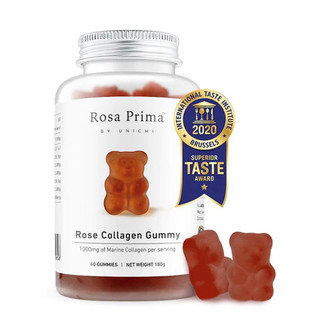 Unichi-Rosa Prima 玫瑰膠原蛋白軟糖 60 粒