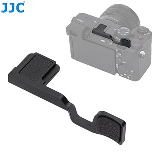我愛買JJC索尼Sony副廠鋁合金超纖維皮a7CR熱靴指把TA-A7CII BLACK熱靴指柄熱靴手指柄a7熱靴手指把手