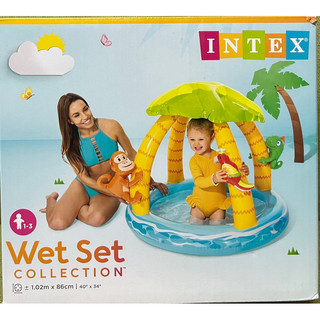 【全新正版現貨】Intex熱帶嬰兒充氣泳池 泳池 玩水