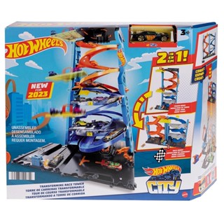 mattel 風火輪城市競賽塔 hot wheels 小汽車 1:64 美泰兒 mhw10965 場景 軌道 遊戲組