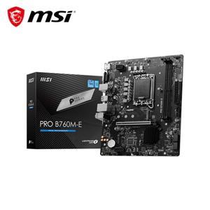 微星PRO B760M - E DDR5 INTEL 支援 DDR5 雙通道14th 13th