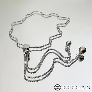 【OBIYUAN】項鍊 鈦剛 防過敏 INS 男女 禮物 飾品【SR306】