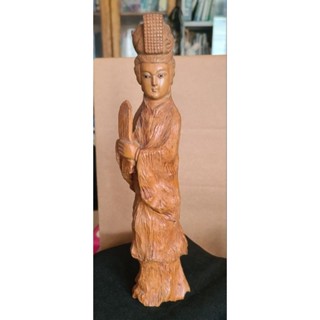 黃楊木木雕 媽袓佛像木雕 木雕 財源滾滾 手工雕刻品 木雕藝品 彌勒佛雕像 藝術收藏 雕刻木藝品 黃楊木雕刻品 木雕擺件