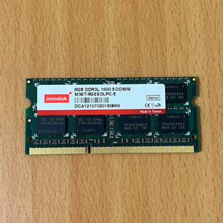 Innodisk 宜鼎 DDR3L 8G 1600 筆記型電腦用 工業級記憶體