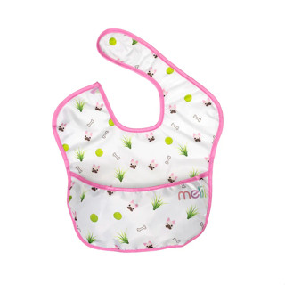Melii Baby 防水口袋圍兜2入組-萌法鬥 790693138004｜防髒易清洗｜育兒必備｜送禮推薦！