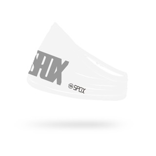 SPOX 涼感運動 超寬版頭帶 職業選手 實戰使用 << MEGA LITE 2.0 | SPOX LOGO 白>>