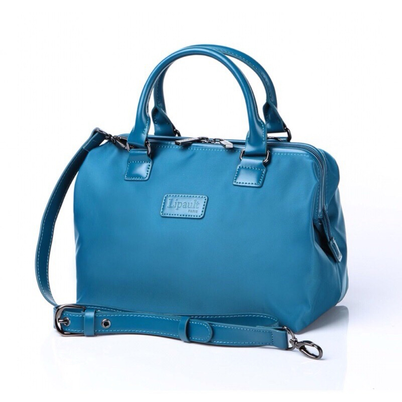 法國品lipault  新麗秀 samsonite 波士頓包/保齡球包 孔雀藍 寶石紅 原價3500 特1680