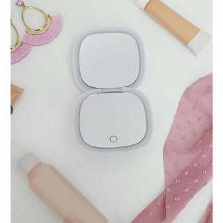 【goose鵝妹莉卡】GloTech LED 隨身化妝鏡 化妝必備 攜帶方便
