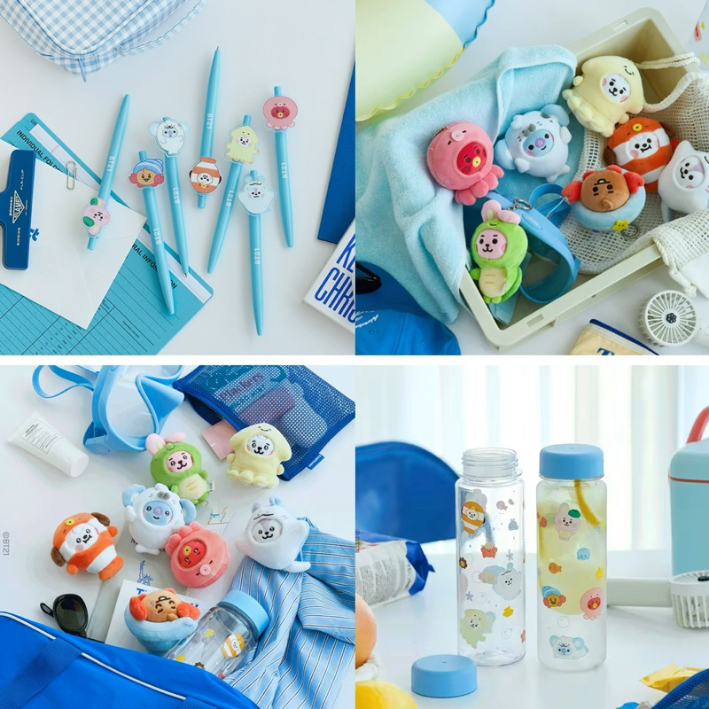 ［9091］正品 韓國BT21海洋系列 吊飾 娃娃 杯子BT21 baby ocean系列 韓國BT21代購 韓國代購