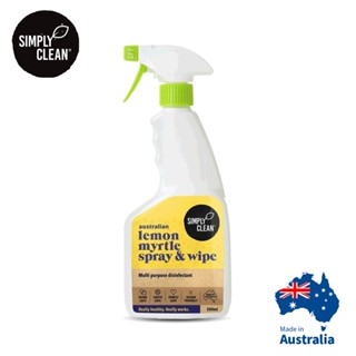 Simply Clean-澳洲萬用表面清潔噴劑-檸檬香桃木-500ml ( LM Spray ＆ Wipe )