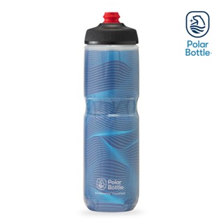 Polar Bottle 24oz 雙層保冷噴射水壺 Jersey Knit 午夜藍 / 公路車 自行車 腳踏車 水壺