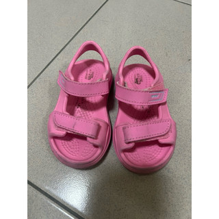 CROCS 女童 SANDALS 止滑涼鞋 Iconic Crocs Comfort C6 13CM