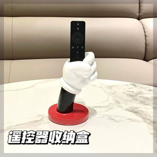 預購✨ 米奇 遙控器收納 米奇握拳手套 遙控器架 米老鼠 可愛 擺件 實用小物 收納桶 化妝刷收納