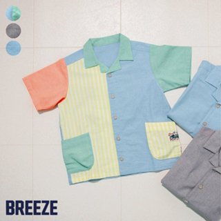 r胖瑪日本購🌸現貨🌸正版 309034 【100~140】 BREEZE 襯衫 短袖 短袖上衣 上衣 童裝