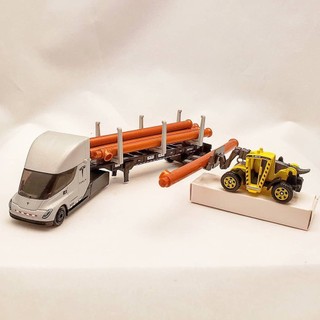 【火柴盒Matchbox】 Lonestar Cab Trailer｜Tesla Semi Trailer 卡車｜模型車