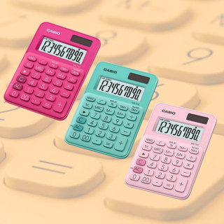 CASIO卡西歐【計算機】MS-7UC 多彩 10 位數 迷你桌上型 時間 / 稅金計算 雙電力(太陽能/電池)