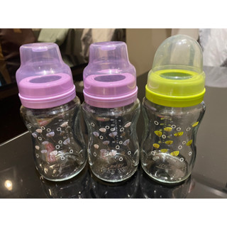 二手奶瓶 US baby優生真母感玻璃奶瓶240ml 玻璃奶瓶 a33 臺灣製 寶寶 寬口徑 奶瓶 嬰兒用品