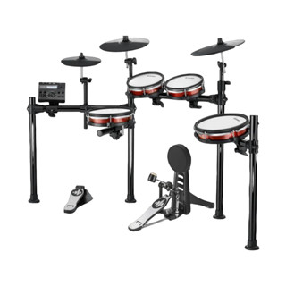 《白毛猴樂器》電子鼓 DONNER DED-200 MAX 爵士鼓 含原廠配件 網狀打擊面 內建伴奏 大鼓打擊板 公司貨
