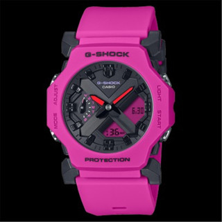 CASIO 卡西歐 G-SHOCK 未來感 時尚 纖薄 雙顯 腕錶 - 芭比粉 (GA-2300-4A)[ 秀時堂 ]