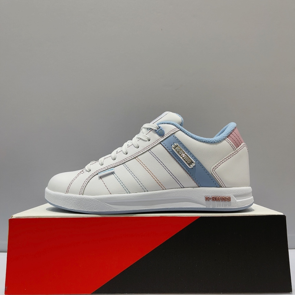 K-SWISS LUNDAHL LTH WP 女生 白藍色 皮革 防水 運動 休閒鞋 98456156