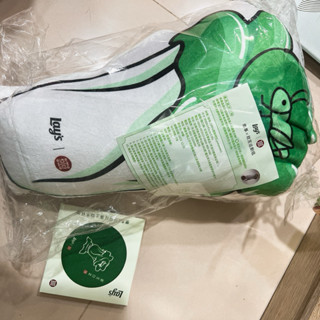全新 樂事聯名故宮翠玉白菜追劇毯(可當抱枕)+杯墊