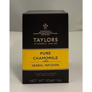 TAYLORS英國泰勒清新洋甘菊(無咖啡因)20茶包/盒,附發票