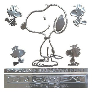 日本帶回 史努比 Snoopy 正版 現貨 塔克 車用貼紙 油箱蓋裝飾貼紙 裝飾貼紙 行李箱貼紙 貼紙 獎勵貼紙 禮物