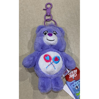 Care bears彩虹熊吊飾 鑰匙圈-紫色