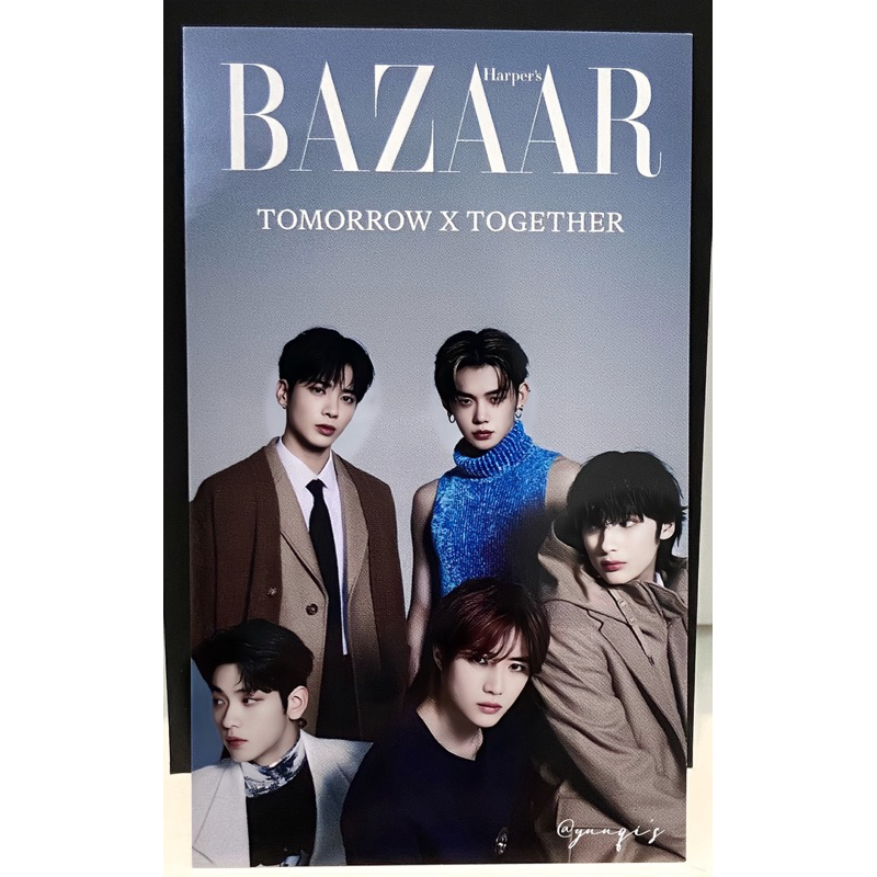 現貨✨TXT 2022 BAZAAR雜誌 隨機 小卡 團體款‼️非一般小卡大小‼️崔然竣 崔秀彬 崔杋圭 姜太顯 休寧凱
