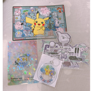 ✨日本帶回✨寶可夢 皮卡丘 pokemon 透卡 超夢 貼紙 小資料夾 吊飾 雨傘掛飾 卡片