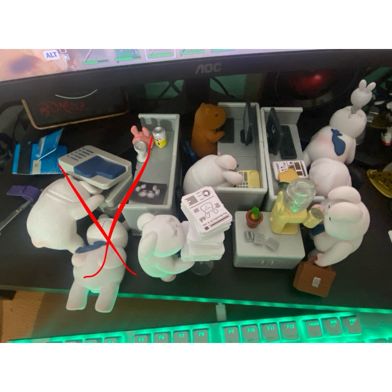 星期一的布魯斯 不想上班的兔子 二手 拆擺 無盒子