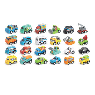 MACRO GIANT 城市迴力車 24入 ABS材質 彩盒裝 玩具車 迷你小汽車 mini toy car