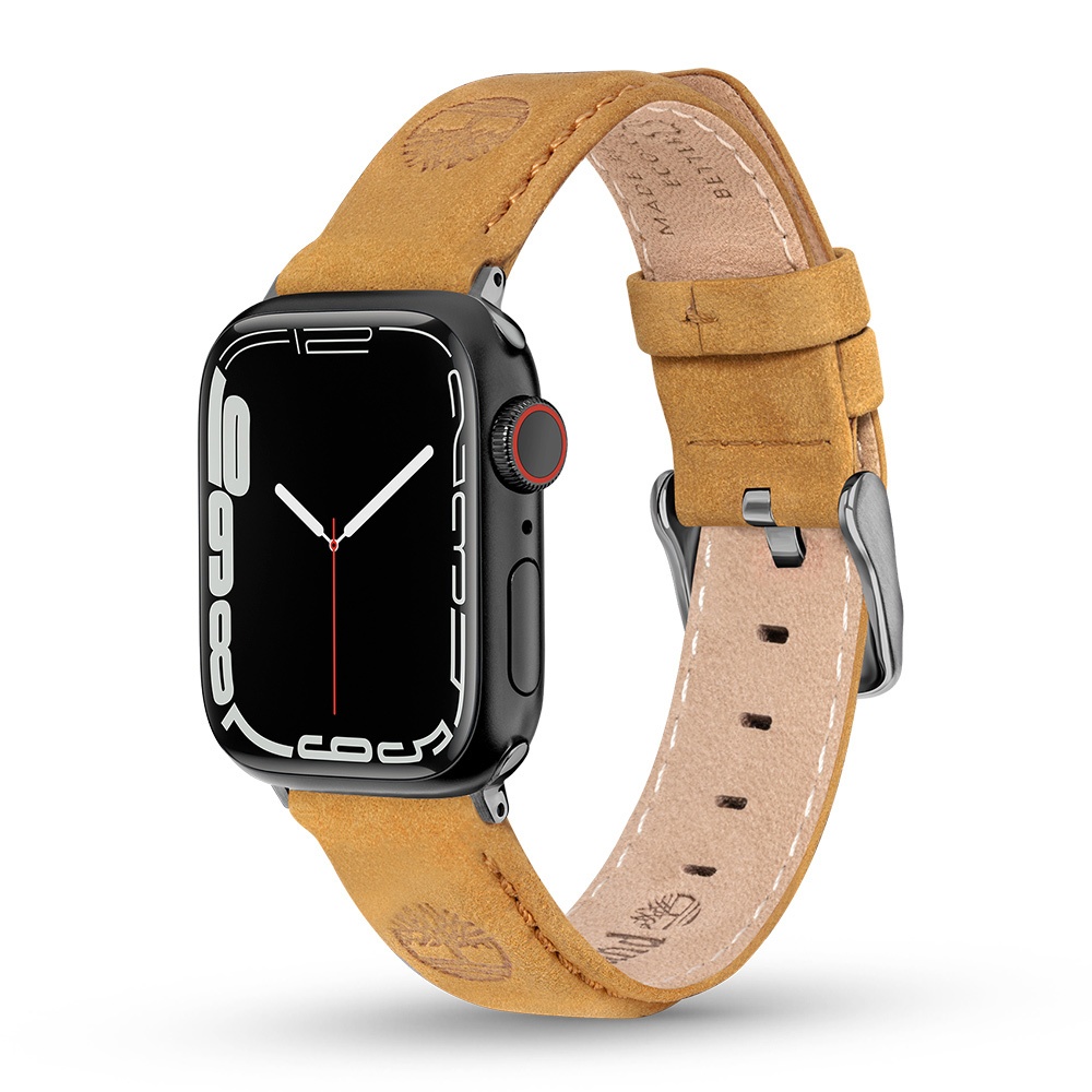 Timberland Apple Watch 錶帶 42/44/45mm 適用 小麥色磨砂皮革(不含手錶)