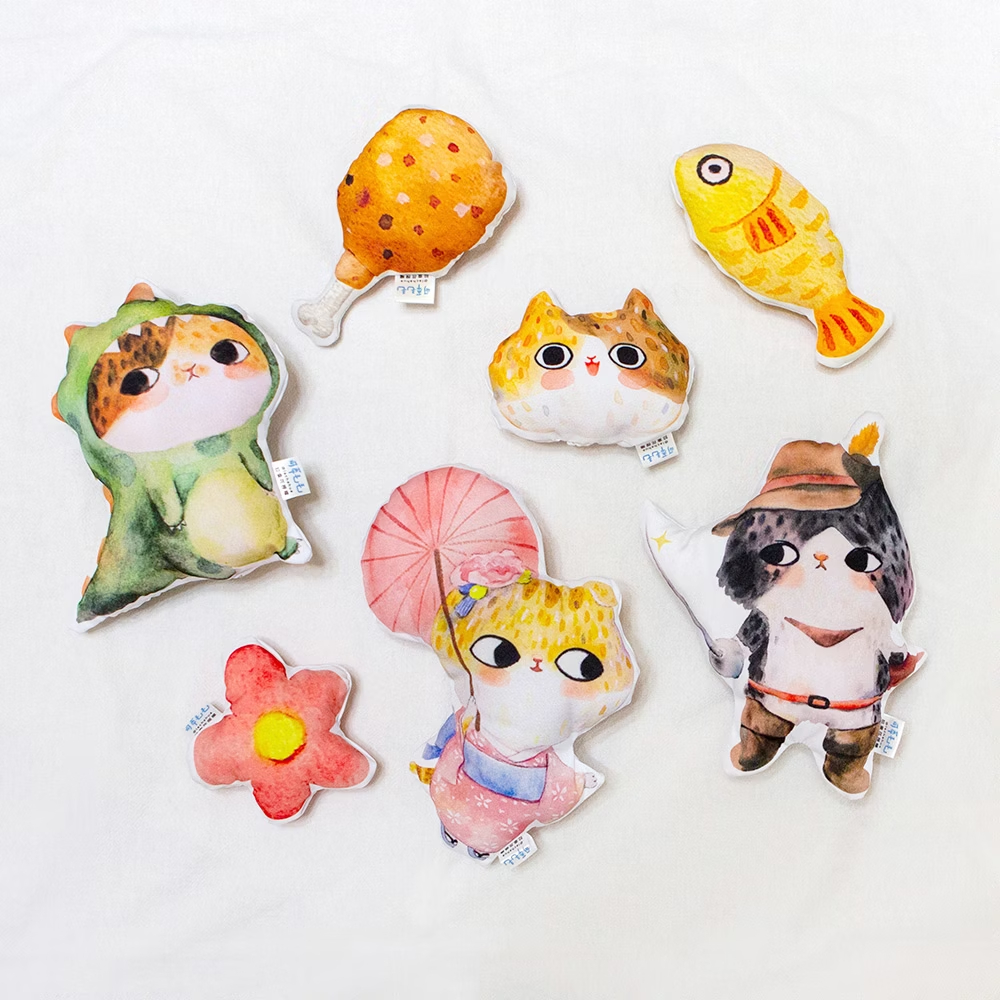 可蒂毛毛 拉查花聯名3MIX 綜合貓草包/貓草玩具 摳斯噗類系列 超耐咬/幼貓也瘋狂