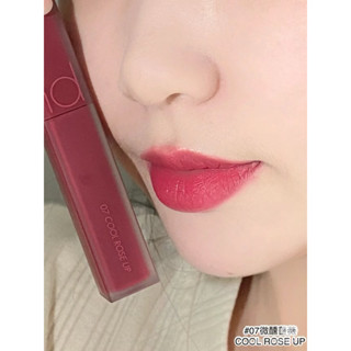 二手唇膏/ Rom&nd BLUR FUDGE TINT 霧面唇泥romand #07cool rose up