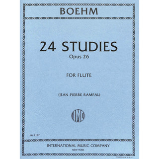 【599免運費】Böhm：24 Etudes-Caprices, Op 26 (Flute) / IMC2167