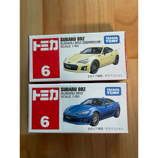 二手 1:64 Tomica NO.6 SUBARU BRZ 小車 授權合金車 6號