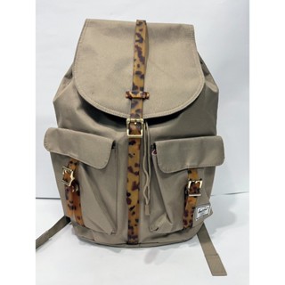 Herschel Dawson 後揹包 雙肩包 電腦包 卡其色 豹紋膠條 現貨