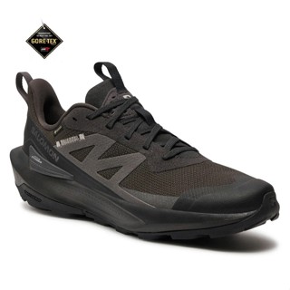 【Salomon】 男 ELIXIR ACTIV Goretex 低筒登山鞋 幻灰/黑/灰