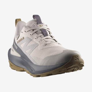 【Salomon】 女 ELIXIR ACTIV Goretex 低筒登山鞋 銀雲/黑灰/棕