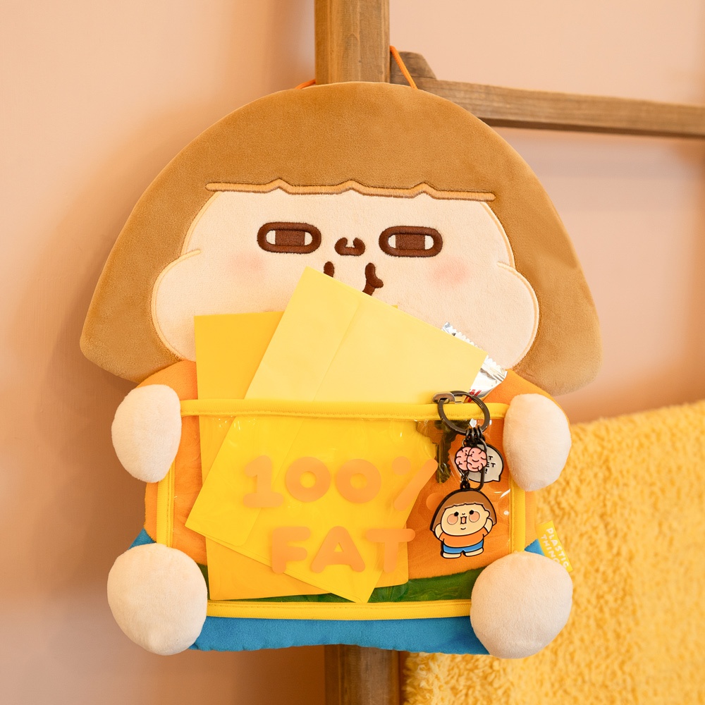 Plastic Thing食妹 公仔掛牆收納袋(100% 脂肪)