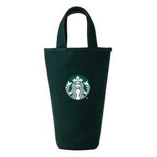 南他宿滿299免運 STARBUCKS 正品星巴克 綠經典隨行杯袋 袋子