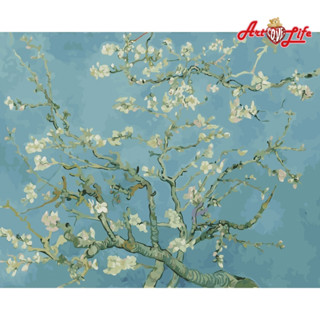 【ArtLife 藝術生活】TW067梵谷 杏花 40x50cm含框 DIY 數字油畫 彩繪 全館現貨