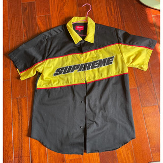 supreme color blocked work shirt 二手衣服