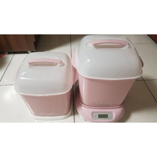 Combi Pro360 高效消毒烘乾鍋+ 奶瓶保管箱 （優雅粉）